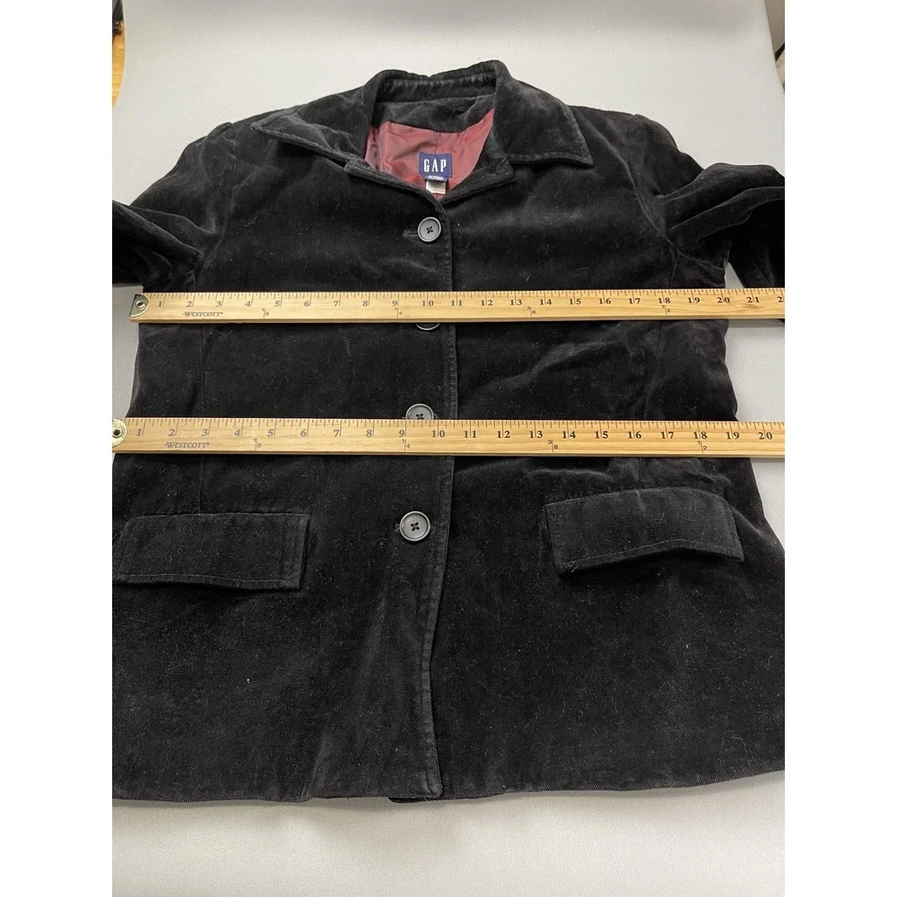 GAP Womens Jacket Medium Brown Velvet Chore Rustic Barn‎ Twee Retro Outdoor